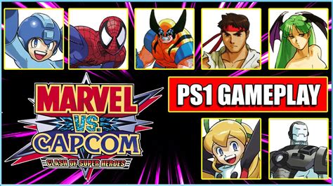 Marvel Vs Capcom Clash Of Super Heroes Ps Gameplay P Youtube