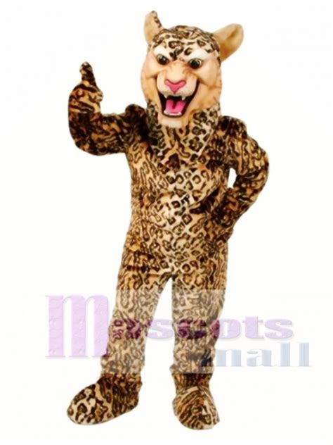 Leopard Gepard Jaguar Maskottchen Kost M Tier