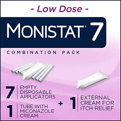 Monistat 7 Day Yeast Infection Treatment For Women 7 Miconazole Cream