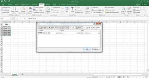 Excel Date Sorting Explained How To Sort By Date Auto Sort Sort While Keeping Rows Together