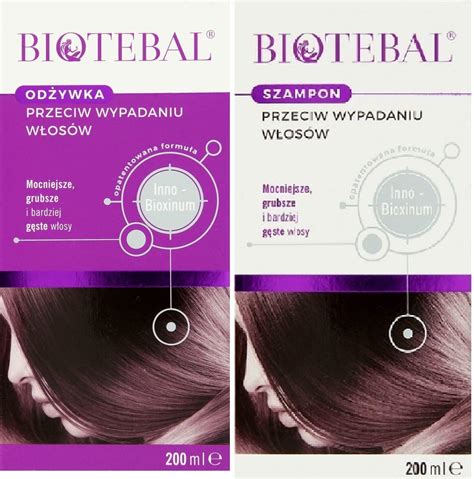 Biotebal Set Shampoo And Conditioner Against Hair Lossszampon Odzywka