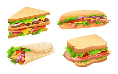 Grilled Chicken Sandwich Clipart