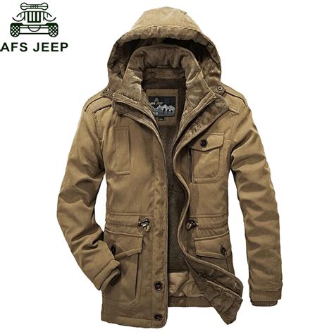 Buy Afs Jeep Brand Winter Parka Men Thick Warm Jacket