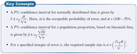 5 Confidence Intervals Ghci Grade 12 Mathematics Of Data Management