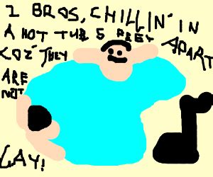 Two Bros Chillin In A Hot Tub 5 Feet Apart Drawception