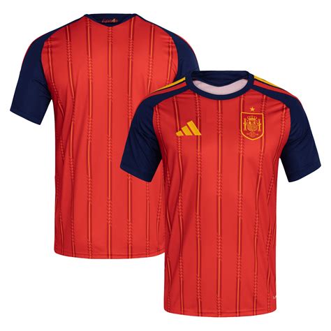 spain national team adidas fifa  world cup  home replica jersey red