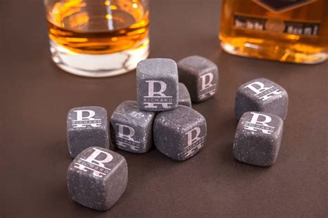 Personalized Whiskey Stone Custom Whiskey Stone Set Whisky Cooling