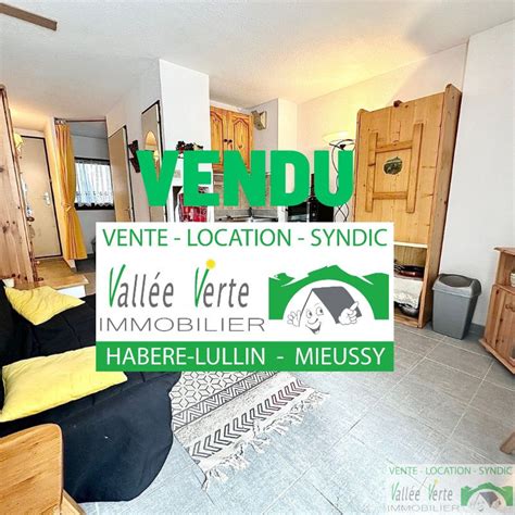 Vente EXCLUSIVITE T1 BIS HABERE POCHE Vallée verte immobilier