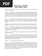 Call Center Mock Calls Script Sample Pdf
