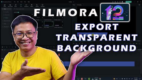 How To Export Transparent Background Video In Filmora 12 YouTube