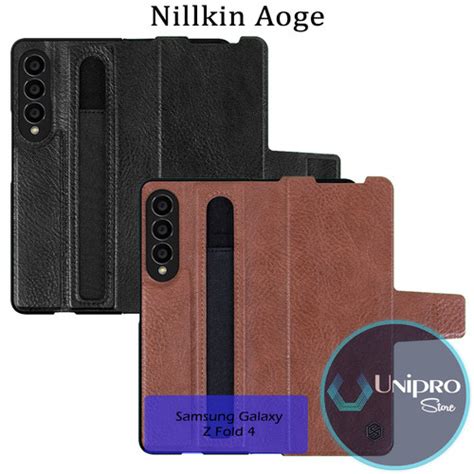 Jual Case Nillkin Aoge Samsung Galaxy Z Fold 4 S Pen Holder Cover