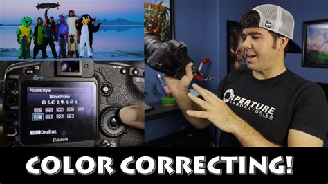 Color Correcting In Camera Tutorial Picture Style Youtube