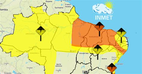 Inmet emite alertas de temporais que cobrem quase todo o Piauí