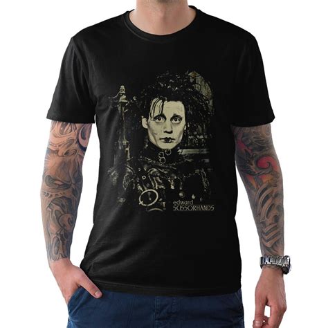 Edward Scissorhands Graphic T Shirt Johnny Depp Tee Etsy