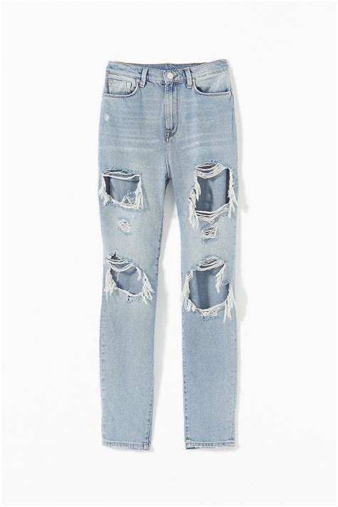 BDG High Waisted Mom Jean Cute Ripped Jeans Girls Ripped Jeans High