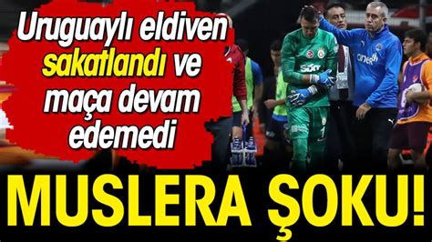 Galatasaray da Muslera şoku Maça devam edemedi