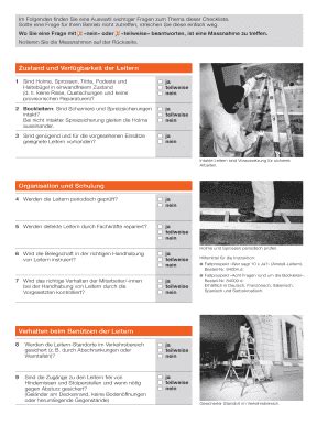 Fillable Online Suissetec Checkliste Tragbare Leitern SuvaPro