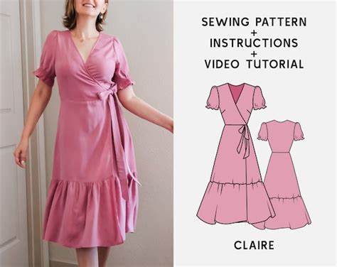 Blake Pdf Sewing Pattern Girlstween Sizes 6 14 Etsy Canada