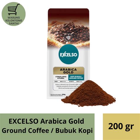 Jual EXCELSO Arabica Gold Ground Coffee 200gr EXCELSO Kopi Bubuk