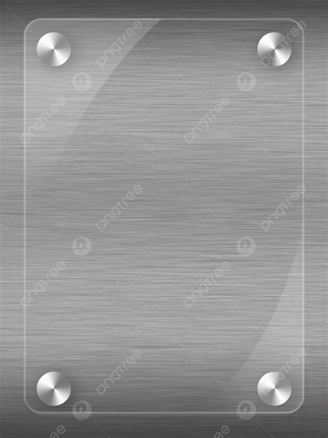 Glass Frame Brushed Metal Background Wallpaper Image For Free Download - Pngtree