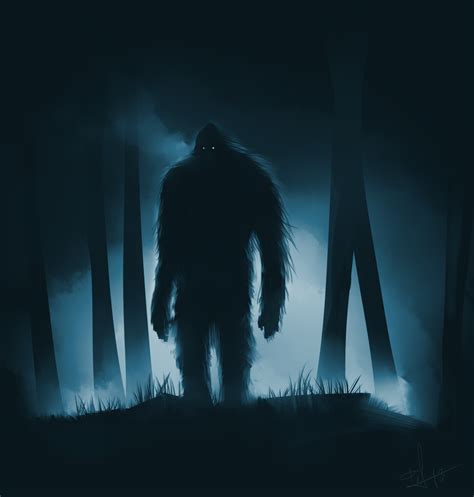 Sasquatch Art Bigfoot By Andyfil On Deviantart Yeti Bigfoot Bigfoot