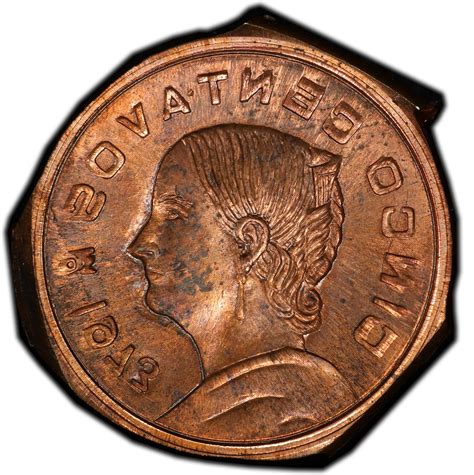 5 Centavos Pattern Uniface Copper México Numista