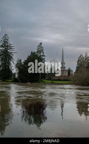 Wallingford Oxfordshire Royaume Uni Janvier Inondation De