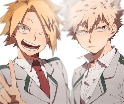 Kaminari Denki And Katsuki Bakugou Boku No Hero Academia Parejas De