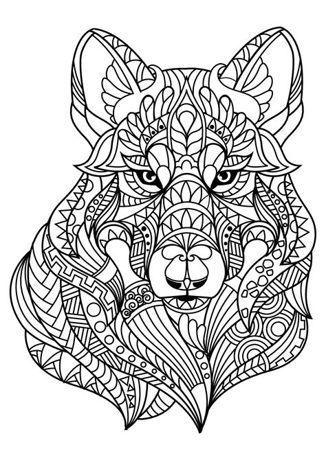 Wolf Coloring Pages Printable