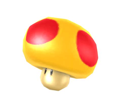 Wii - Mario Kart Wii - Mega Mushroom - The Models Resource