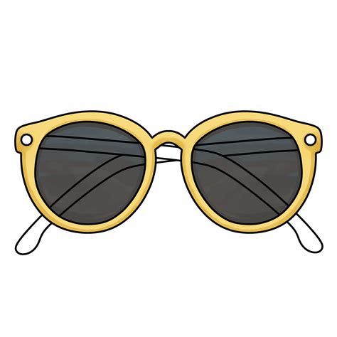 how to draw sunglasses 1