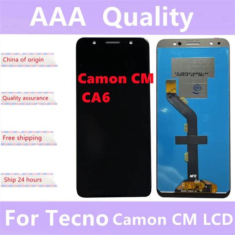 Original LCD For Tecno Camon CM CA6 Display Touch Screen Combo Assembly