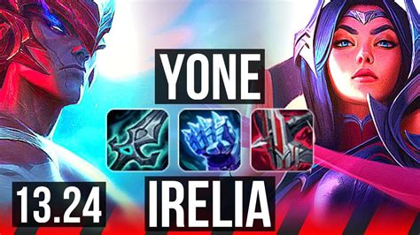 Yone Vs Irelia Top 7 Solo Kills 65 Winrate Kr Master 13 24