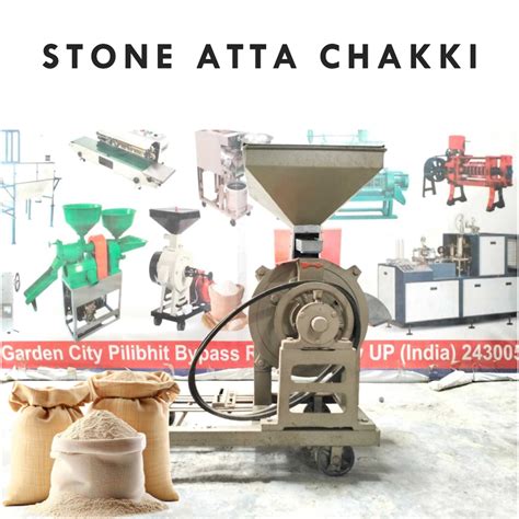 Semi Automatic Motor Power Hp Domestic Stone Atta Chakki Capacity