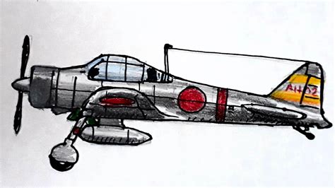 Drawing A Fighter Plane Youtube