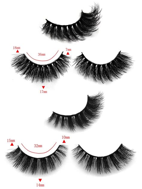 Pairs Pack Thick Curly Fluffy Volume False Eyelashes Mink Lashes Cat