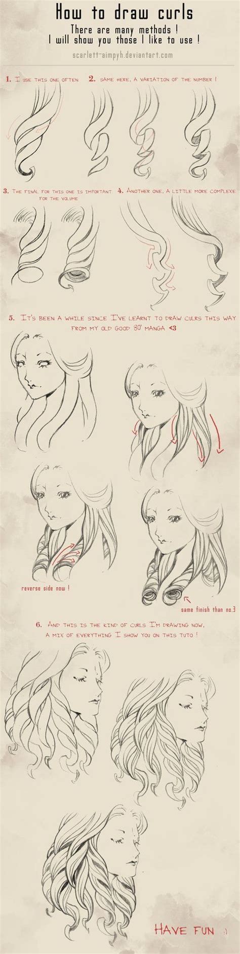 Pin by Sammy on Art | Drawing people, Sketches, How to draw curls