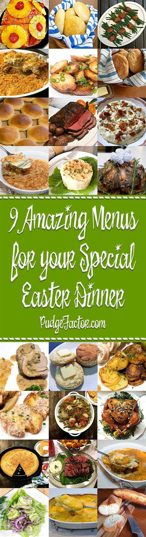 9 Amazing Menus For Your Special Easter Dinner Dinner Grits Easter