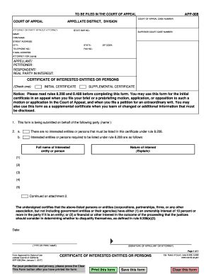 Fillable Online Courts Ca App Fax Email Print Pdffiller