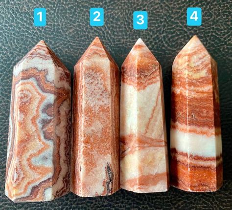 Home And Living Rocks And Geodes Jasper Orange Banded Calcite Pork Stone