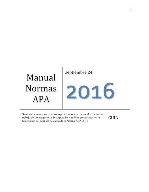 Calam O Manual Normas Apa Sexta Edicion