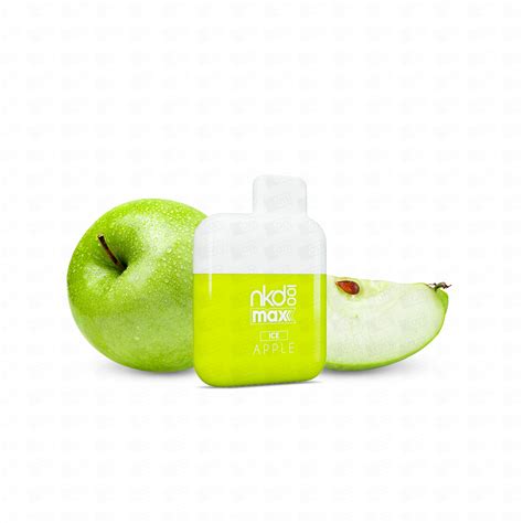 Pod Desc Rtavel Naked Max Puffs Apple Ice Vaporon