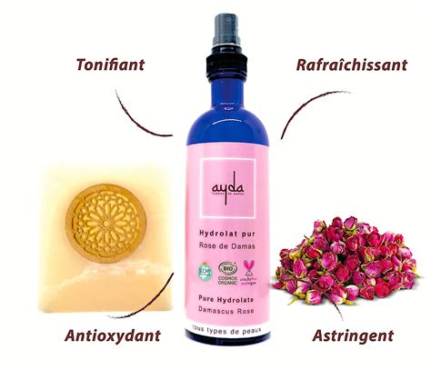 Bienfaits Hydrolat Rose de Damas nos Conseils Beauté Ayda