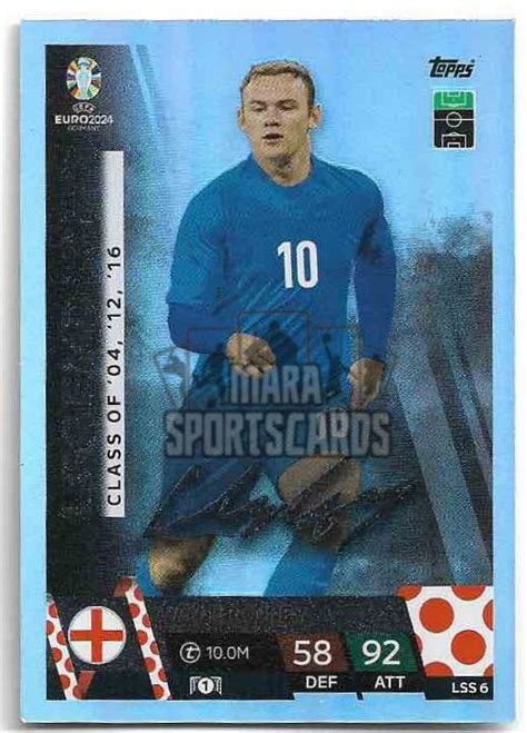 Topps Match Attax Legend Signature Styles Wayne Rooney Euro