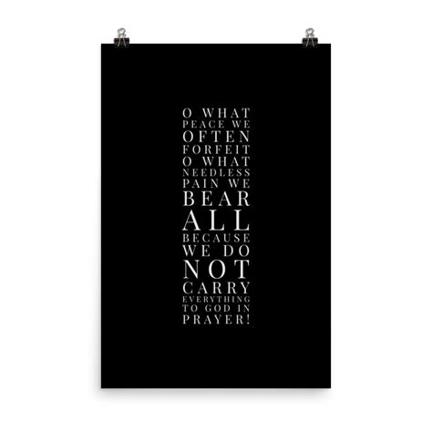 What A Friend We Have in Jesus, Hymn Quote Poster Print - Etsy