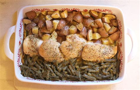 ITALIAN CHICKEN POTATO AND GREEN BEAN BAKE Recipe Baked Green Beans