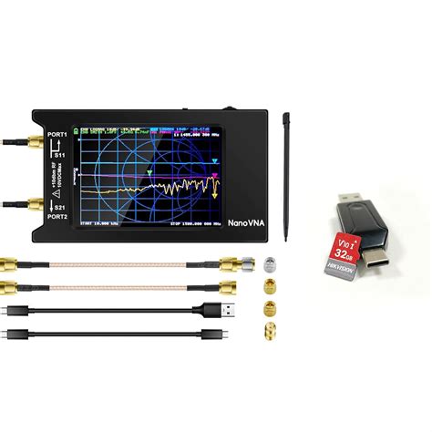 AURSINC NanoVNA-H4 V4.3 Vector Network Analyzer 10KHz-1.5GHz& NanoVNA ...