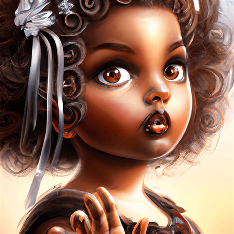 Cute Black Girl In Candyland · Creative Fabrica