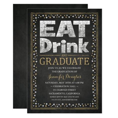 Graduation Party Invitations Unique Funny Grad | Zazzle.com