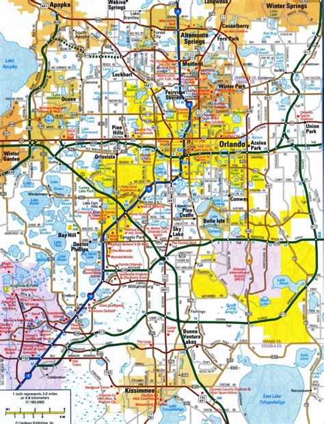 Road Map Of Orlando Florida - Printable Maps